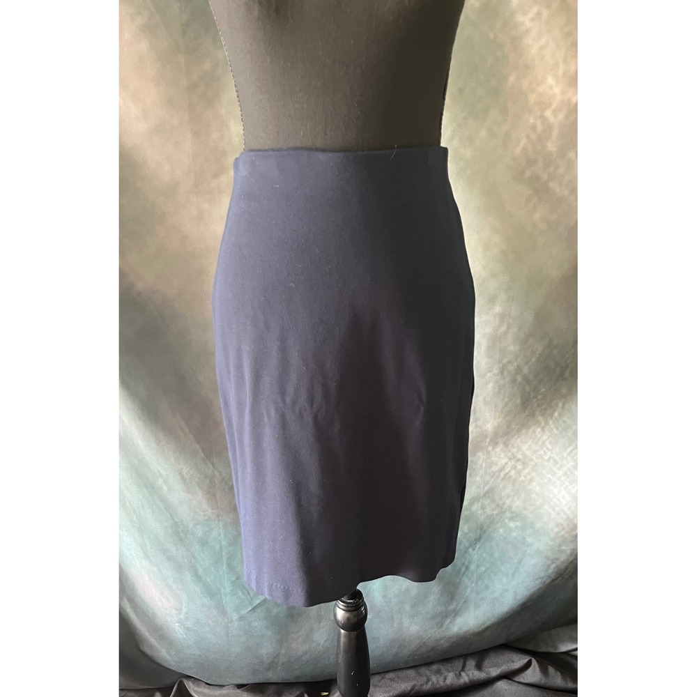 Philosophy Pencil Skirt Above Knee Navy‎ Blue Career Women Size 6